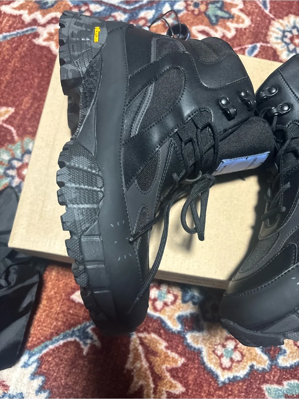 MCQ by Alexander Mac Queen Men’s Black   GR9 Grow up boots size euro 42